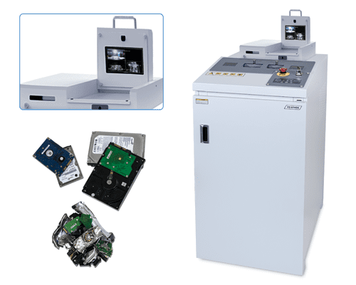 FD87HDS Hard Drive Shredder with Recording System