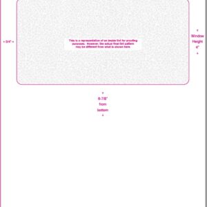 SL-ENV-CFW3  Pitney Bowes Envelopes 9 1/2 x 12 Gummed White Certified Full Window Security Tint