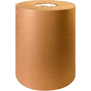 SLMKP1230 Brown Recycled Kraft Paper Roll - 12"x1200', 30lb