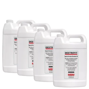 4 Bottles, 1 gallon each of specially blended oil