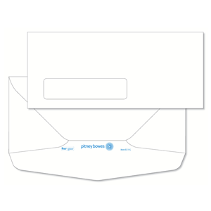 EL1-G Pitney Bowes® Envelopes #10 Gummed White Window 24lb - Bottom Flap